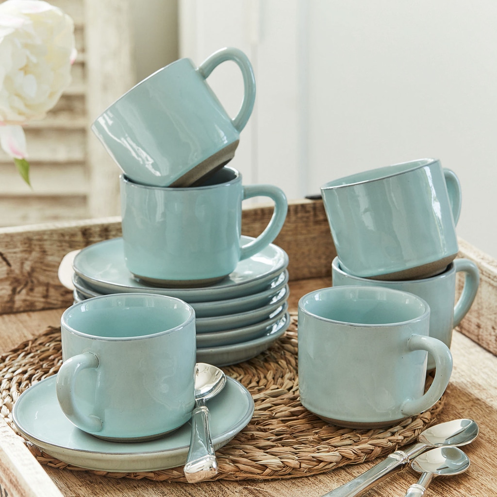 Tasse mit Untertasse 6er Set Biarre