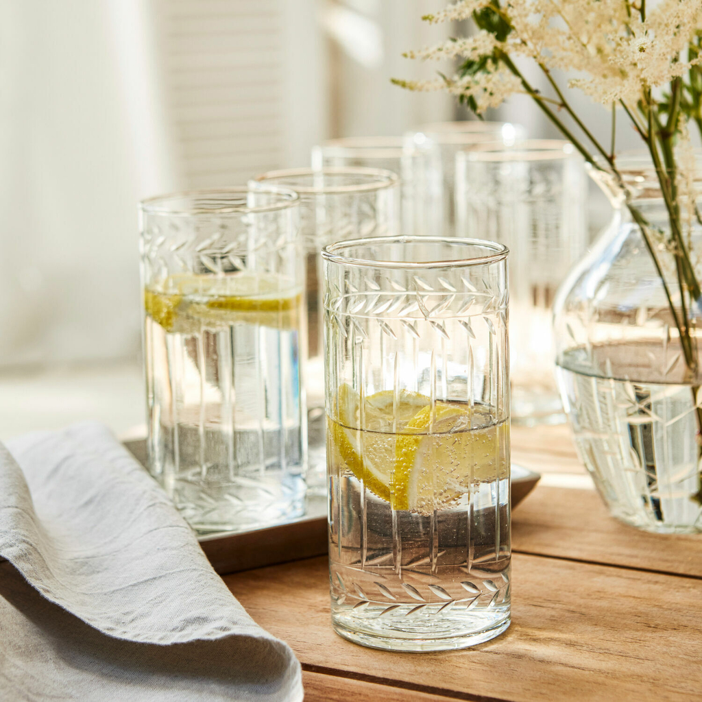 Glas 6er Set Padies