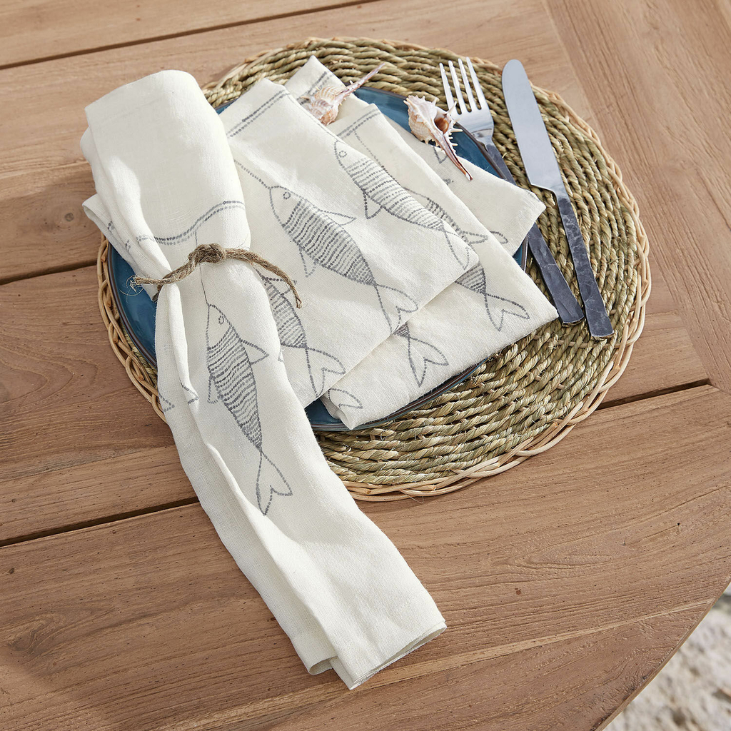 Serviette 4er Set Luna